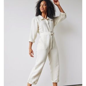 Able Brand Charlyn Linen-Blend Jumpsuit